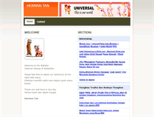Tablet Screenshot of hermantan.com